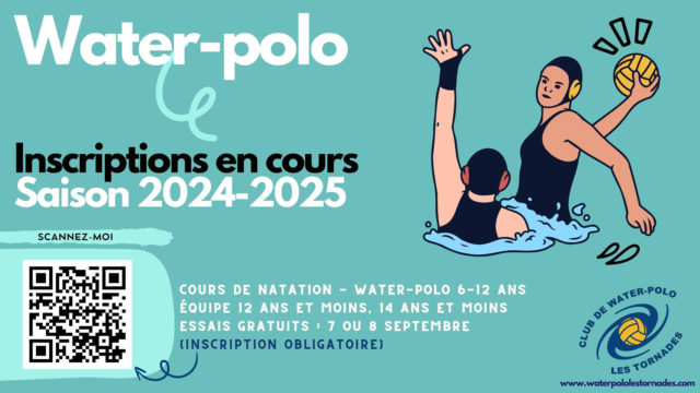 Inscription saison 2024-2025 water-polo